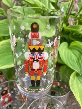 Set of 6 Nutcracker Retro Christmas Tumblers